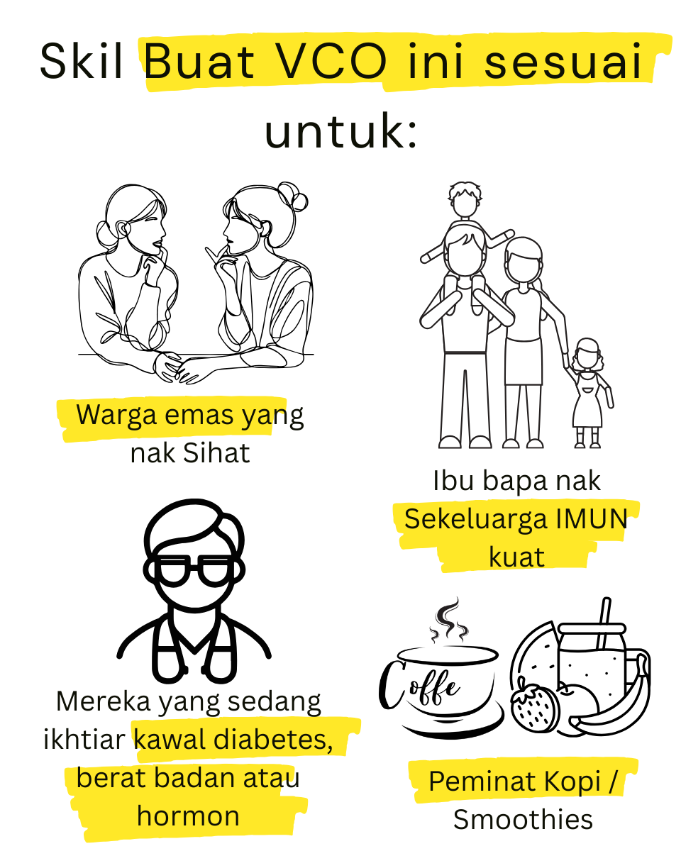Skil buat VCO Sendiri Sesuai Untuk