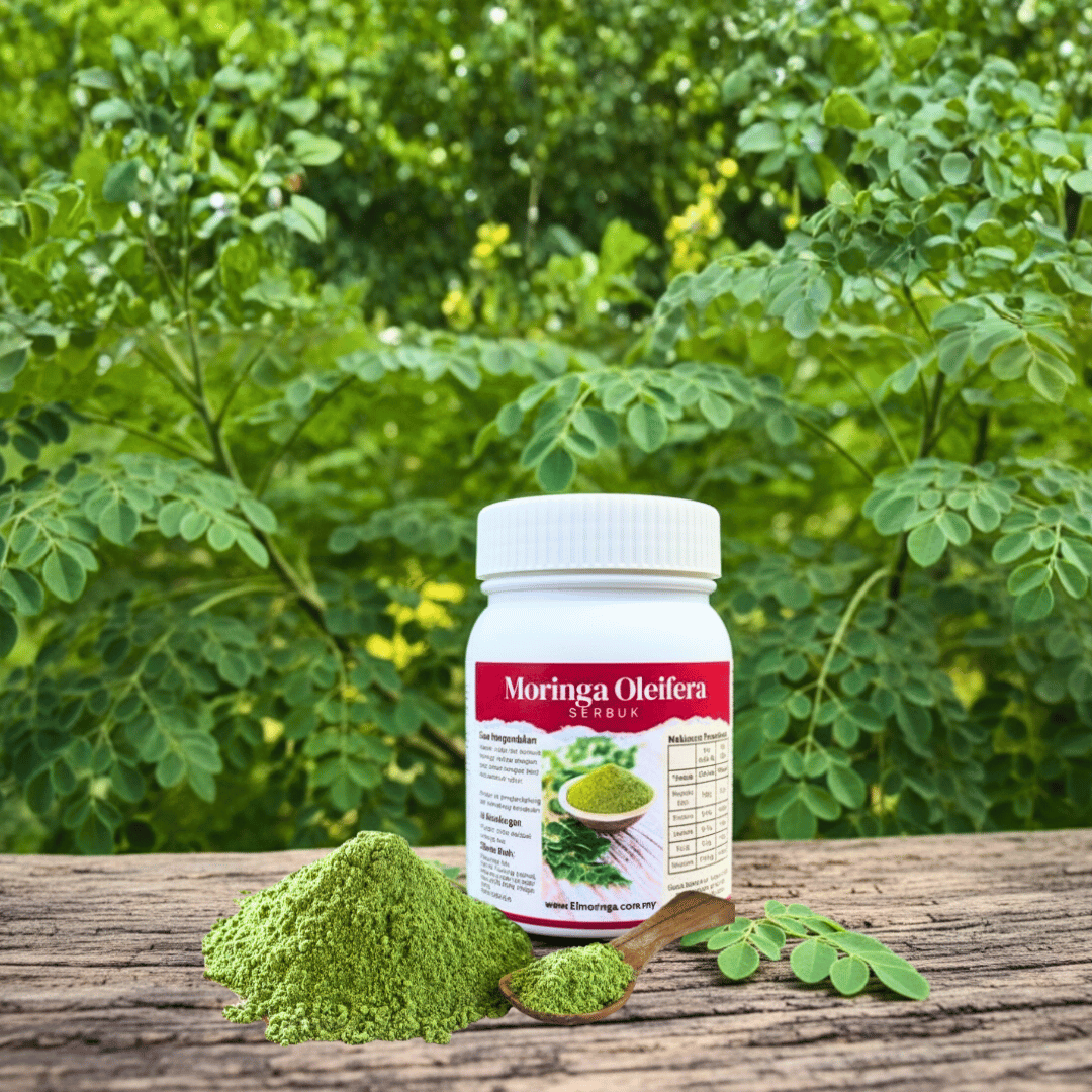 Serbuk daun moringa