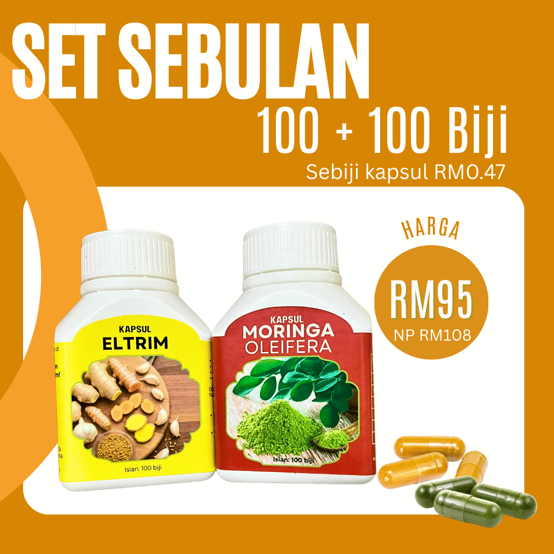Set Sebulan Moringa Eltrim